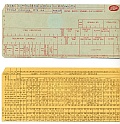 Punched card examples, eg QE Hospital, Boots  